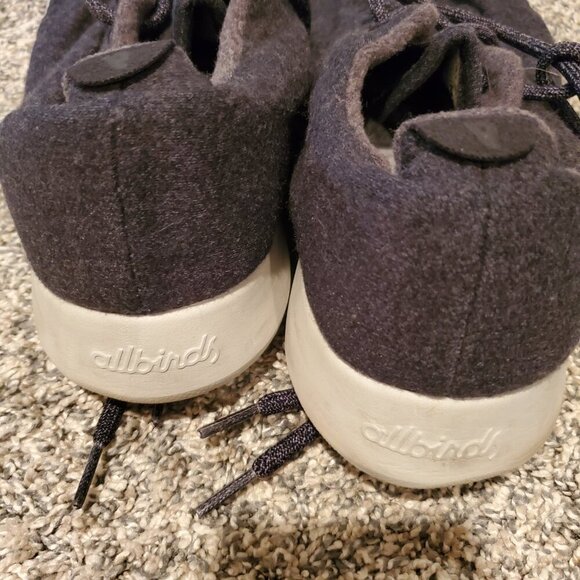 Allbirds Wool Runners Gray Sneakers 14 - Picture 4 of 7